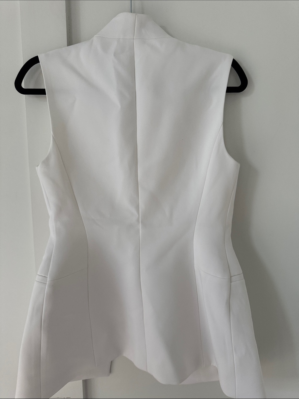 NWT Zara Viral White Sleeveless Waistcoat Size XS - Picture 6 of 9